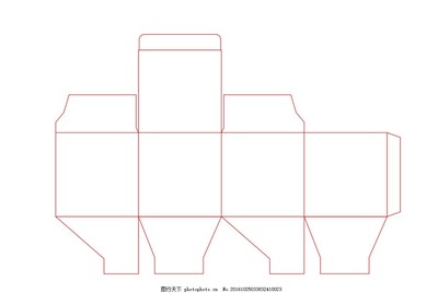 彩盒标准刀模线图及其在设计中的应用